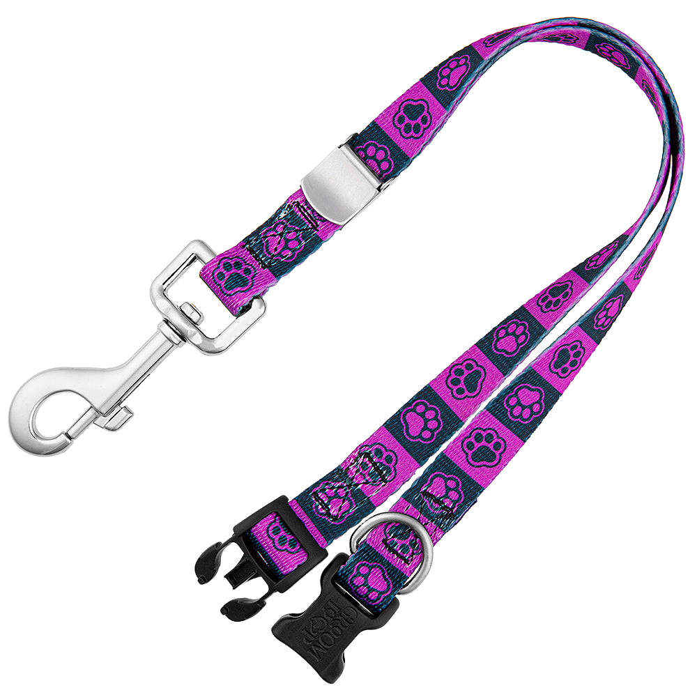 16-inch-loop-purple-checkers-groom-loop