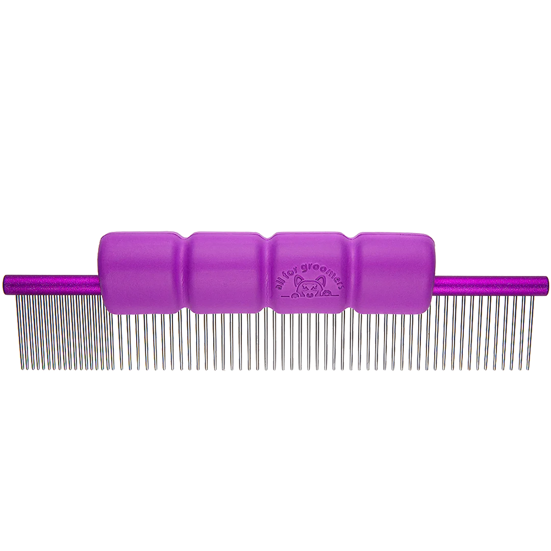 all-for-groomers-hand-saver-comb-holder-purple-for-dog-grooming
