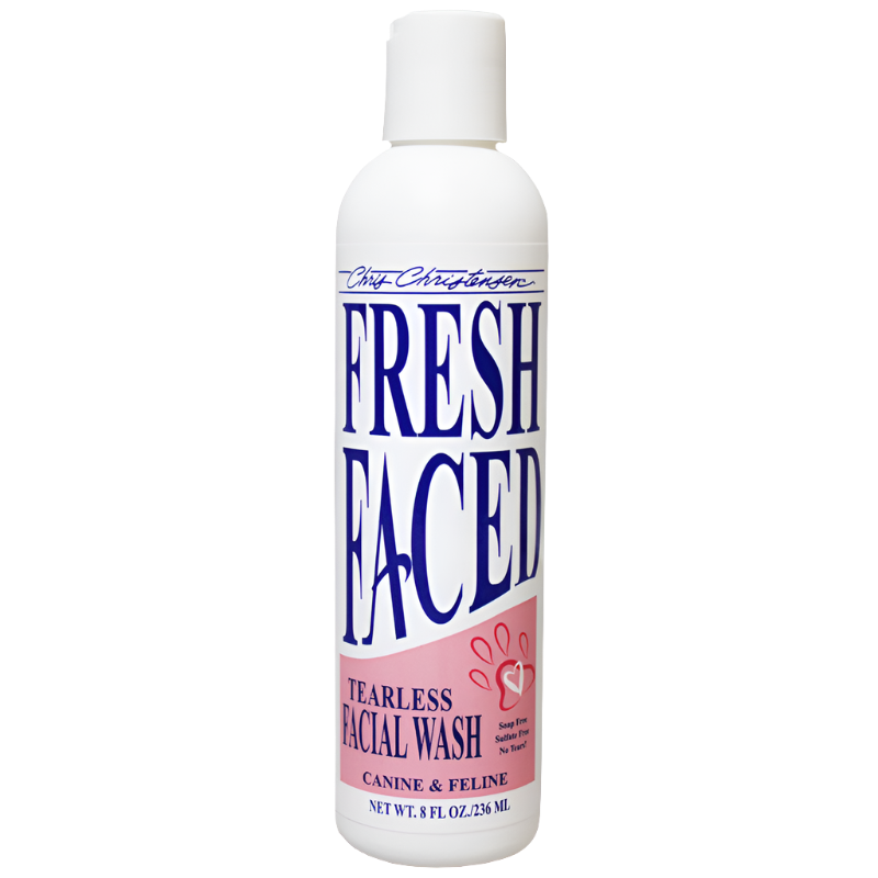 chris-christensen-fresh-faced-tearless-facial-wash-8oz-for-dog-grooming