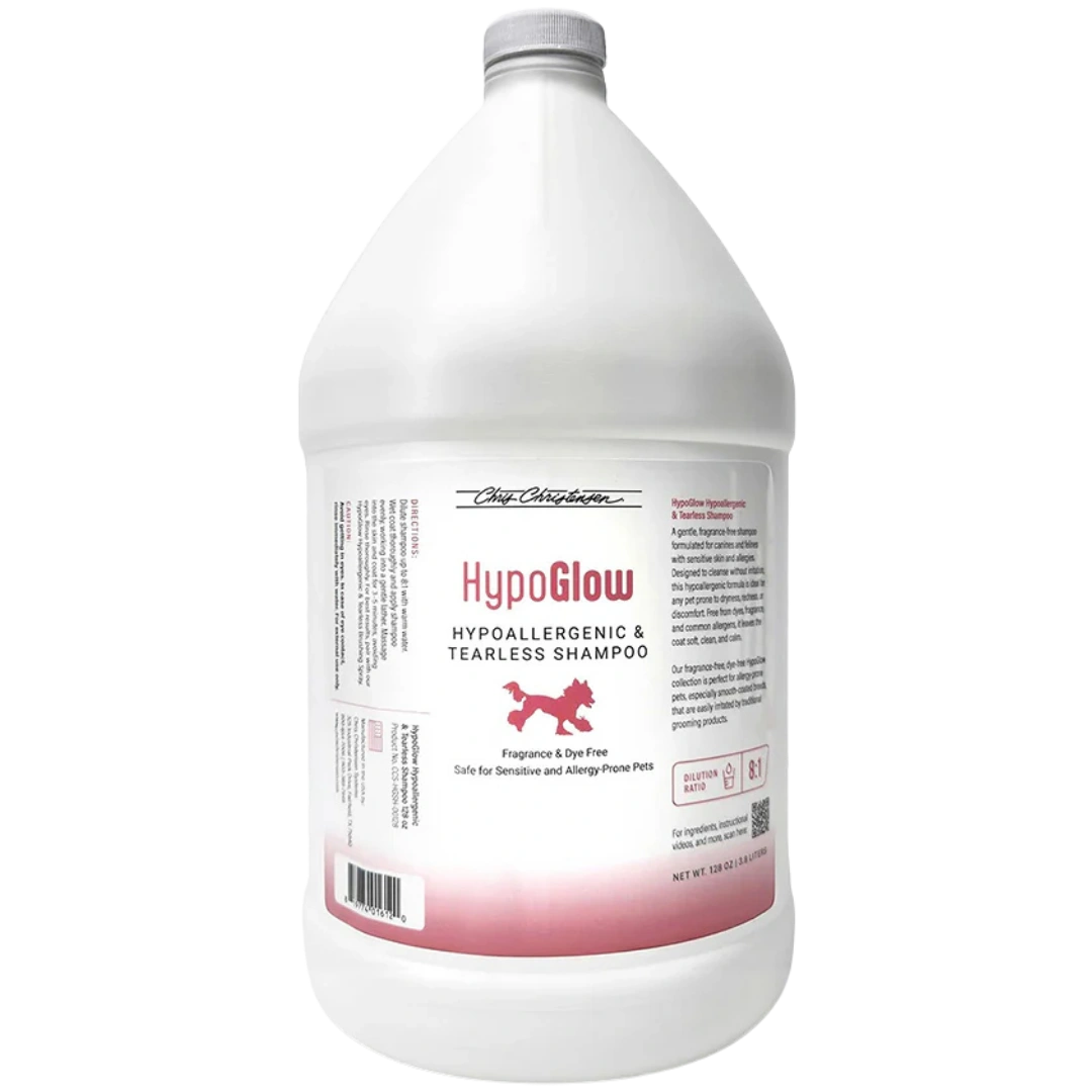 chris-christensen-hypoglow-hypoallergenic-tearless-shampoo-gallon