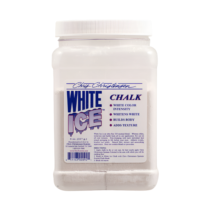 chris-christensen-white-ice-chalk-8oz-for-dog-grooming