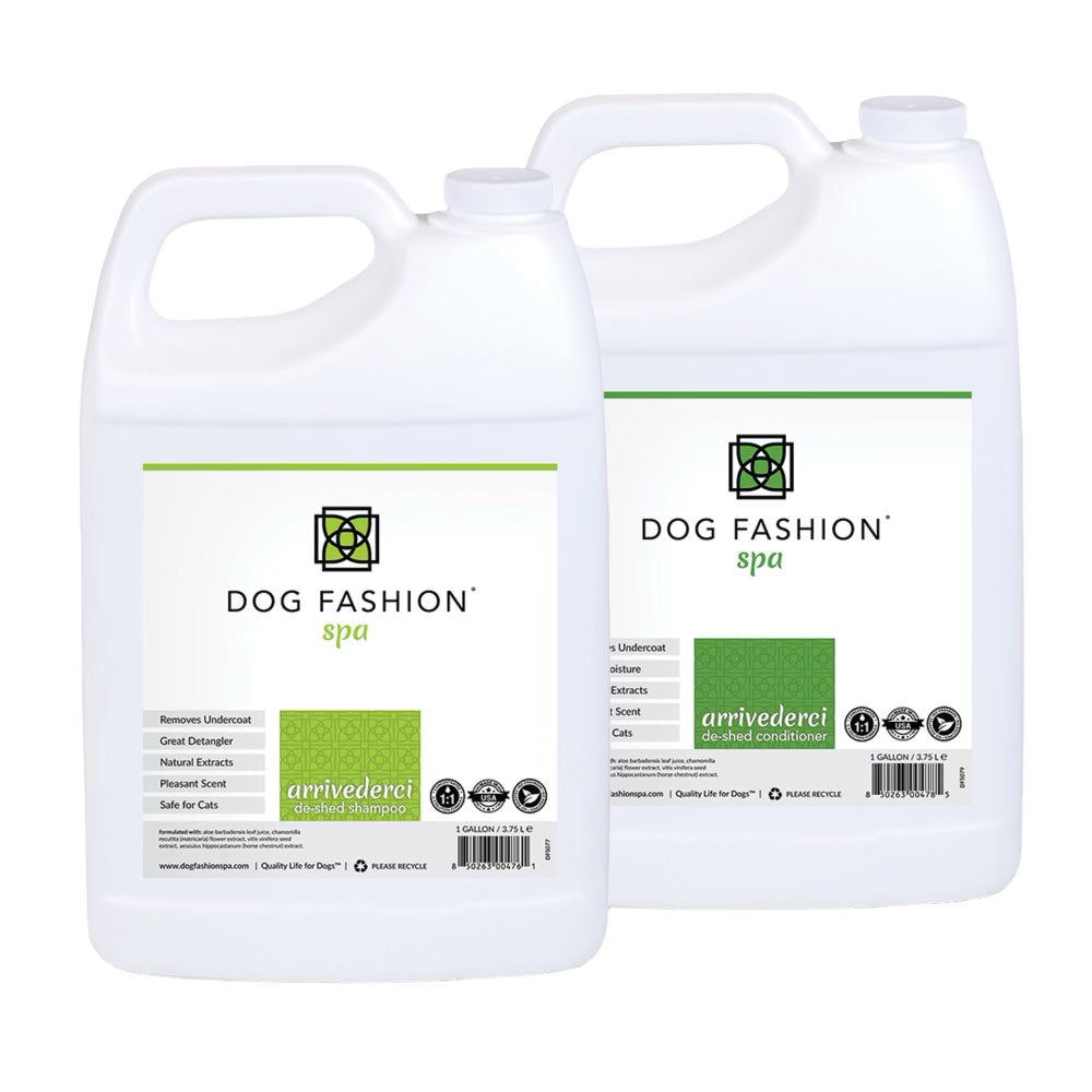dog-fashion-spa-arrivederci-de-shedding-gallon-set-for-dogs