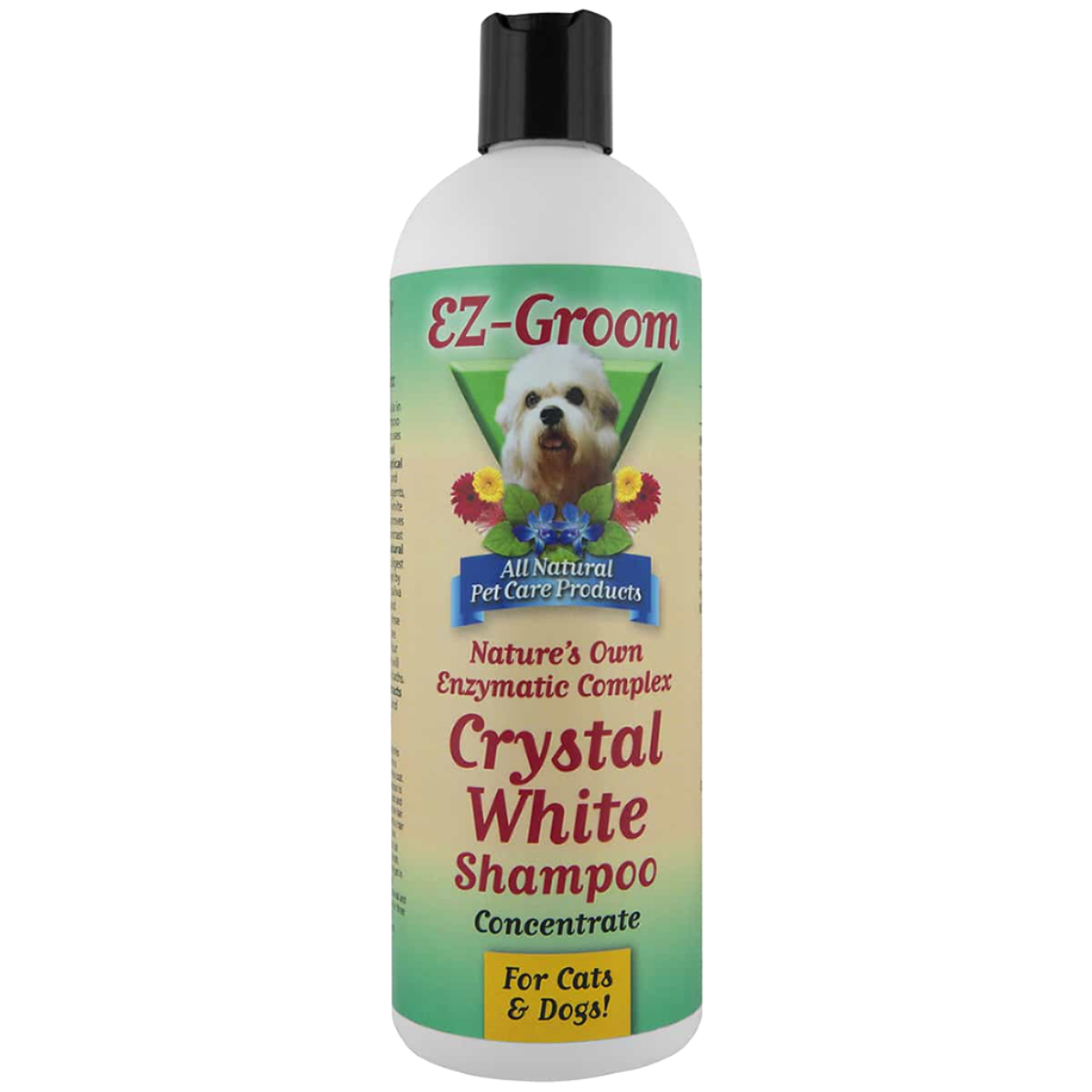 ez-groom-crystal-white-shampoo-16-oz-new-for-groomers-front