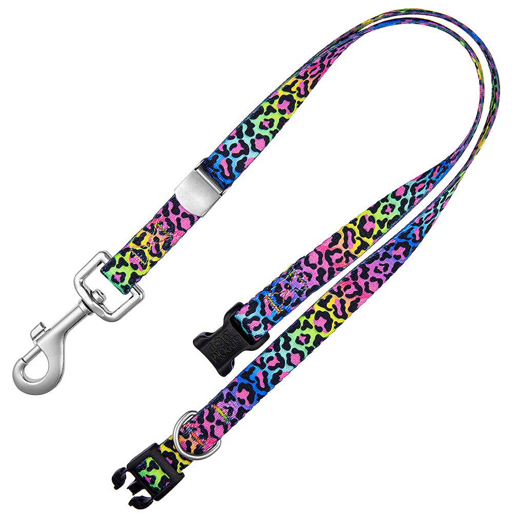 groom-loop-20-inch-polyester-loop-neon-leopard-for-dog-grooming