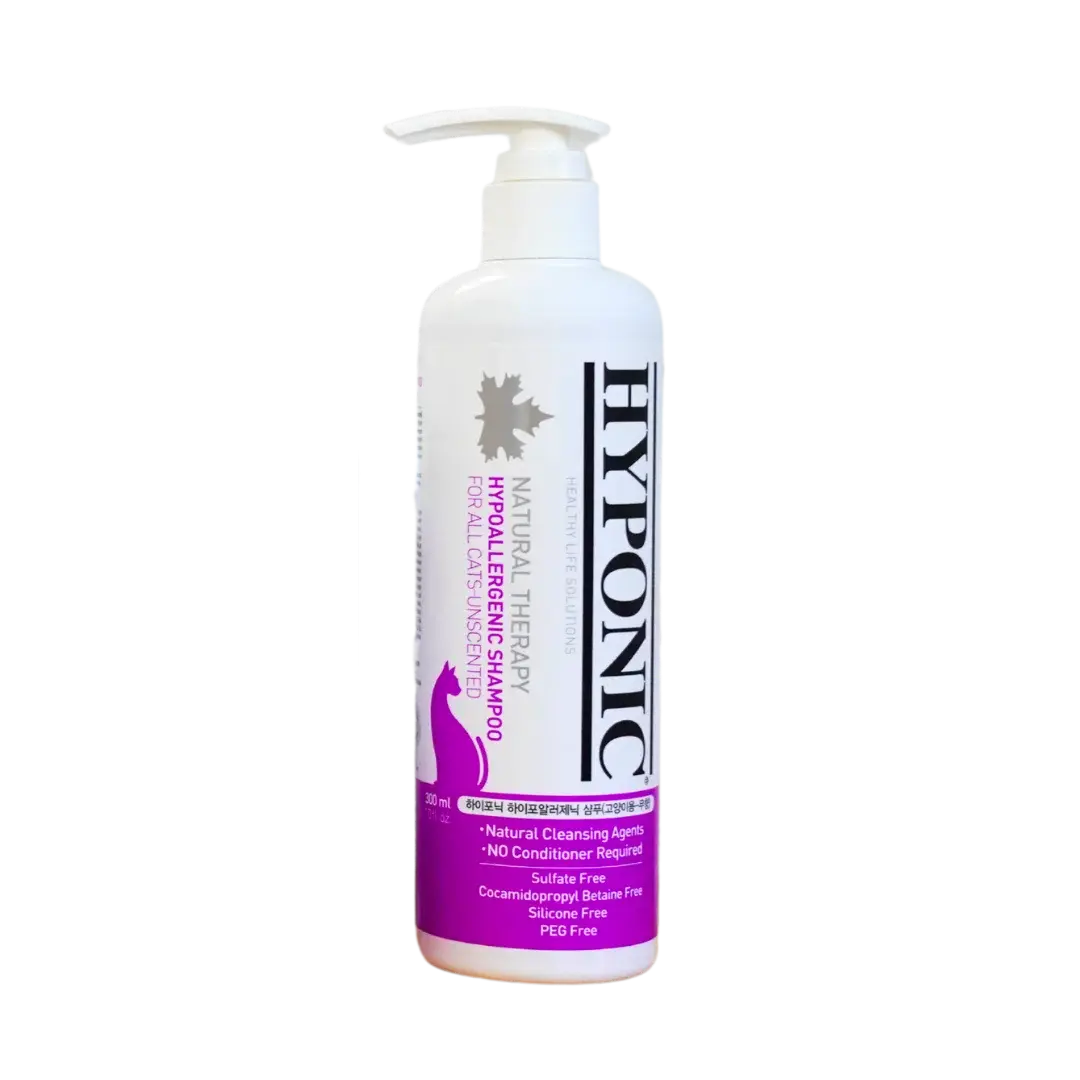 hyponic-hypoallergenic-shampoo-for-all-cats-unscented-300ml
