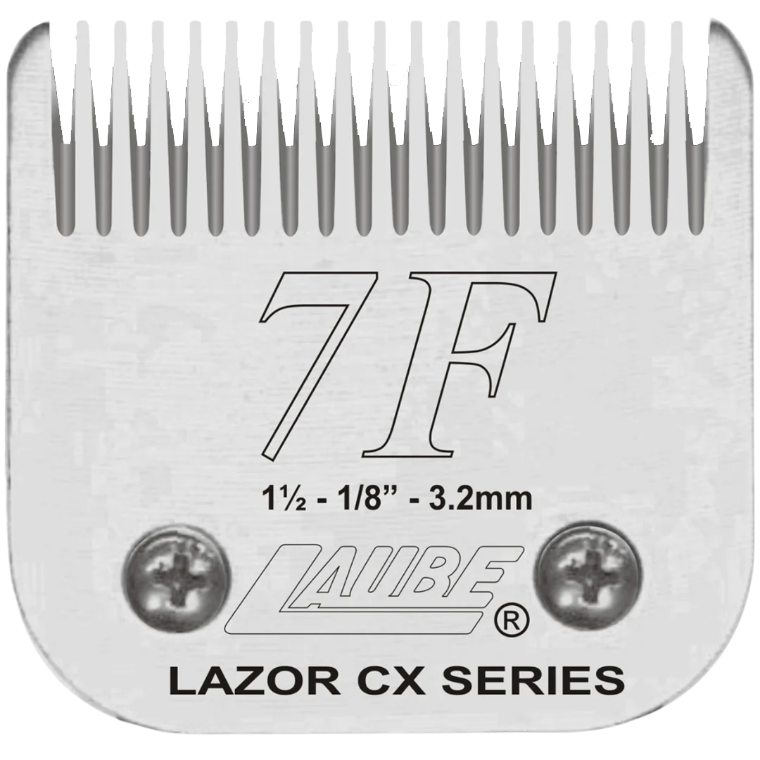 laube-cx-steel-blade-7f-for-dog-grooming