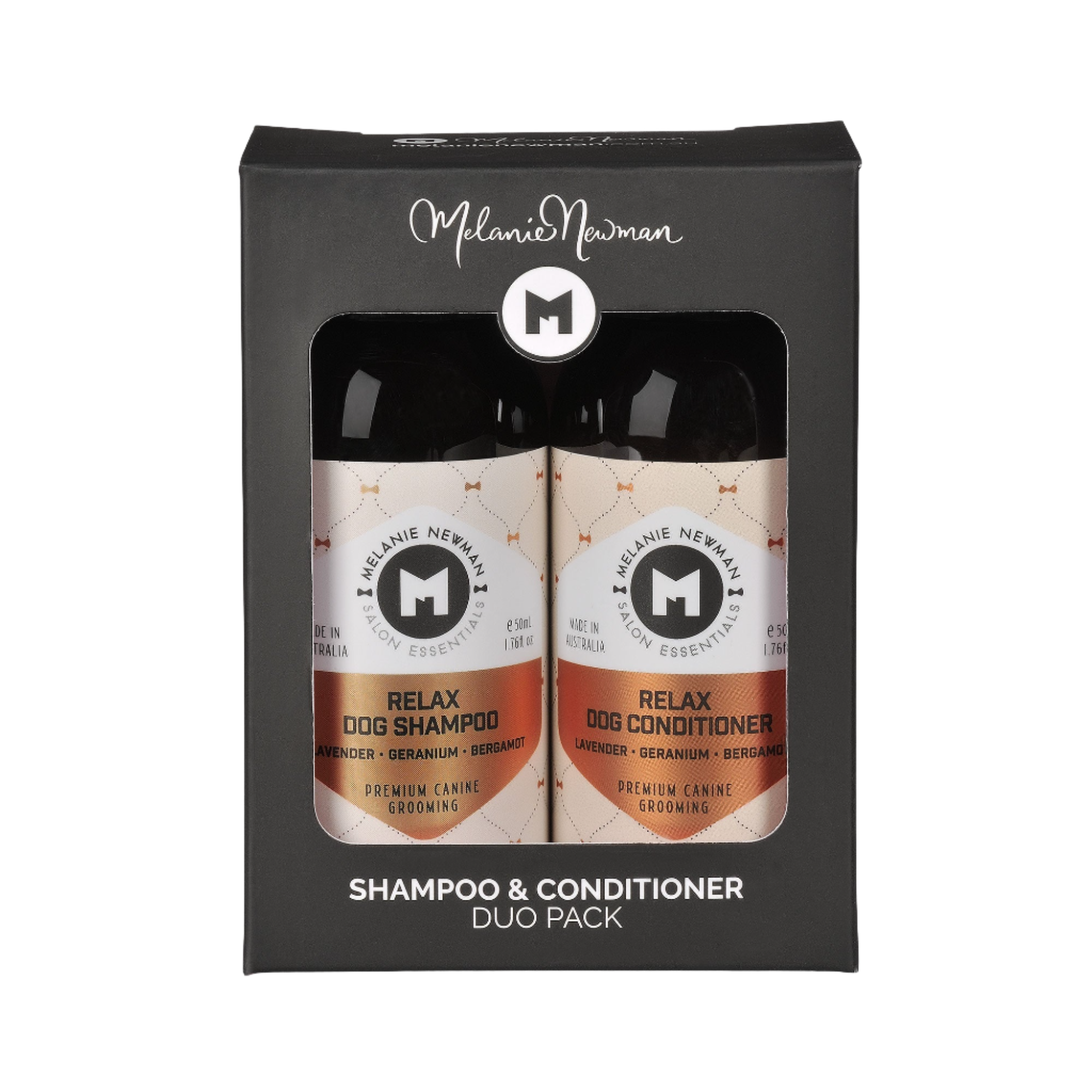 melanie-newman-relax-shampoo-conditioner-50ml-duo-pack-for-dog-groomings
