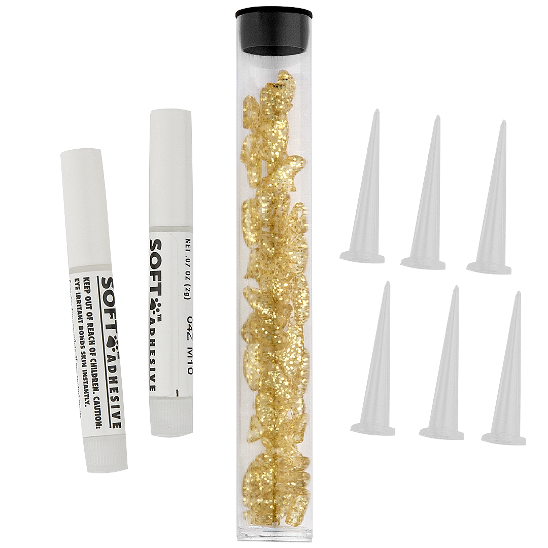 soft-claws-gold-sparkle-feline-medium-nail-caps-cats