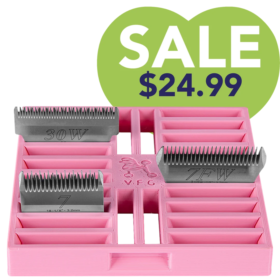 vanity-fur-blade-tray-light-pink-for-dog-grooming