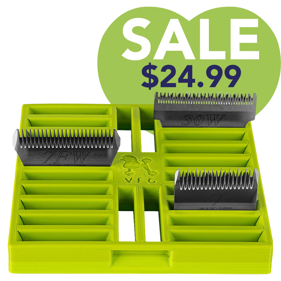 vanity-fur-blade-tray-lime-green-for-dog-grooming